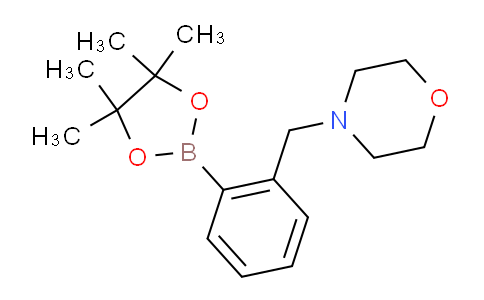 CAS No. 876316-33-5, 4-(2-(4,4,5,5-Tetramethyl-1,3,2-dioxaborolan-2-yl)benzyl)morpholine