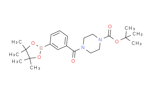 CAS No. 883738-41-8, tert-Butyl 4-(3-(4,4,5,5-tetramethyl-1,3,2-dioxa-borolan-2-yl)benzoyl)piperazine-1-carboxylate