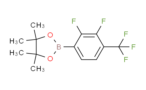 CAS No. 881402-15-9, 2-(2,3-Difluoro-4-(trifluoromethyl)phenyl)-4,4,5,5-tetramethyl-1,3,2-dioxaborolane
