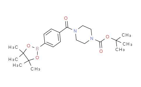 CAS No. 864754-13-2, tert-Butyl 4-(4-(4,4,5,5-tetramethyl-1,3,2-dioxaborolan-2-yl)benzoyl)piperazine-1-carboxylate