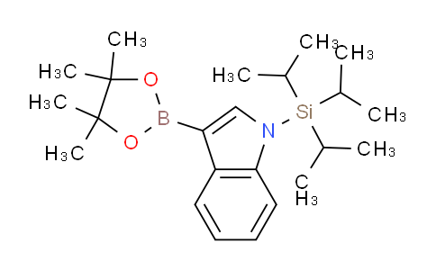 CAS No. 476004-82-7, 3-(4,4,5,5-Tetramethyl-[1,3,2]dioxaborolan-2-yl)-1-triisopropylsilanyl-1H-indole