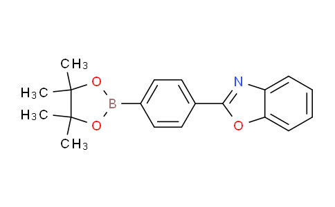CAS No. 439090-73-0, 2-(4-(4,4,5,5-Tetramethyl-1,3,2-dioxaborolan-2-yl)phenyl)benzo[d]oxazole
