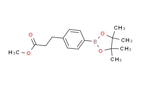 CAS No. 490035-82-0, Methyl 3-(4-(4,4,5,5-tetramethyl-1,3,2-dioxaborolan-2-yl)phenyl)propanoate