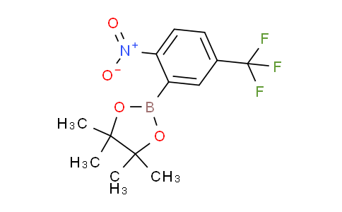 CAS No. 1218791-26-4, 4,4,5,5-Tetramethyl-2-(2-nitro-5-(trifluoromethyl)phenyl)-1,3,2-dioxaborolane