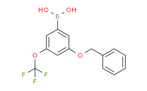 CAS No. 1256345-95-5, (3-(Benzyloxy)-5-(trifluoromethoxy)-phenyl)boronic acid