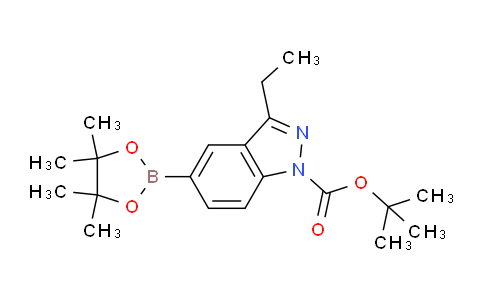 MC704279 | 1346808-87-4 | tert-Butyl 3-ethyl-5-(4,4,5,5-tetramethyl-1,3,2-dioxaborolan-2-yl)-1H-indazole-1-carboxylate