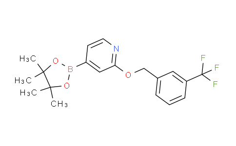 CAS No. 1346708-10-8, 4-(4,4,5,5-Tetramethyl-1,3,2-dioxaborolan-2-yl)-2-((3-(trifluoromethyl)benzyl)oxy)pyridine
