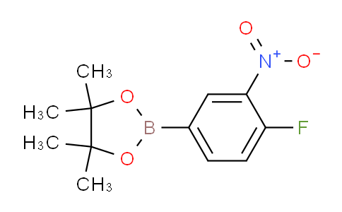 CAS No. 1218791-09-3, 2-(4-Fluoro-3-nitrophenyl)-4,4,5,5-tetramethyl-1,3,2-dioxaborolane