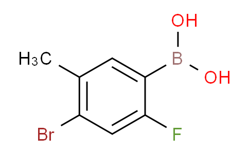 CAS No. 677777-57-0, (4-Bromo-2-fluoro-5-methylphenyl)boronic acid