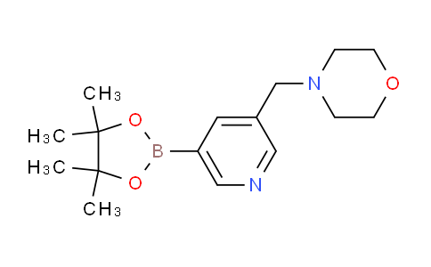 CAS No. 919347-16-3, 4-((5-(4,4,5,5-Tetramethyl-1,3,2-dioxaborolan-2-yl)pyridin-3-yl)methyl)morpholine