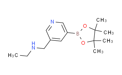 CAS No. 919347-17-4, N-((5-(4,4,5,5-tetramethyl-1,3,2-dioxaborolan-2-yl)pyridin-3-yl)methyl)ethanamine