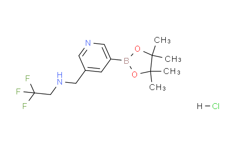 CAS No. 919347-59-4, 2,2,2-trifluoro-N-((5-(4,4,5,5-tetramethyl-1,3,2-dioxaborolan-2-yl)pyridin-3-yl)methyl)ethan-1-amine hydrochloride