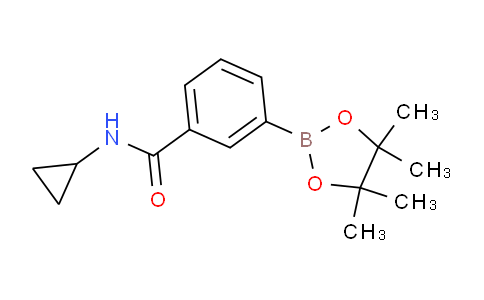 CAS No. 914397-31-2, N-Cyclopropyl-3-(4,4,5,5-tetramethyl-1,3,2-dioxaborolan-2-yl)benzamide
