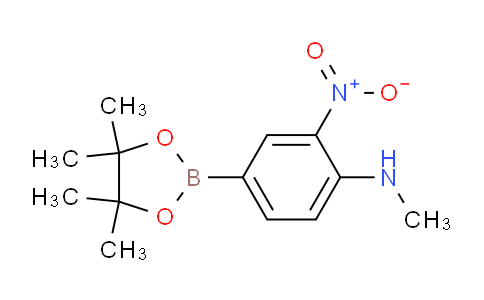 CAS No. 956821-93-5, N-Methyl-2-nitro-4-(4,4,5,5-tetramethyl-1,3,2-dioxaborolan-2-yl)aniline