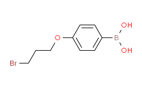 CAS No. 957034-33-2, (4-(3-Bromopropoxy)phenyl)boronic acid