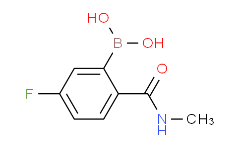 CAS No. 957062-96-3, (5-Fluoro-2-(methylcarbamoyl)phenyl)boronic acid