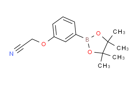 CAS No. 936250-18-9, 2-(3-(4,4,5,5-Tetramethyl-1,3,2-dioxaborolan-2-yl)phenoxy)acetonitrile