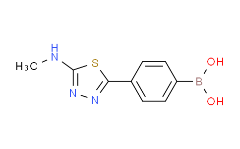 CAS No. 957034-49-0, (4-(5-(Methylamino)-1,3,4-thiadiazol-2-yl)phenyl)boronic acid