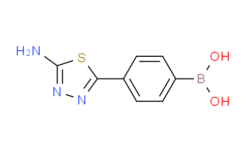CAS No. 957034-52-5, (4-(5-Amino-1,3,4-thiadiazol-2-yl)phenyl)boronic acid