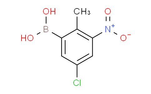 CAS No. 957060-80-9, (5-Chloro-2-methyl-3-nitrophenyl)boronic acid