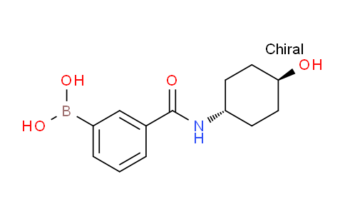 CAS No. 957062-71-4, (3-(((1r,4r)-4-Hydroxycyclohexyl)carbamoyl)phenyl)boronic acid