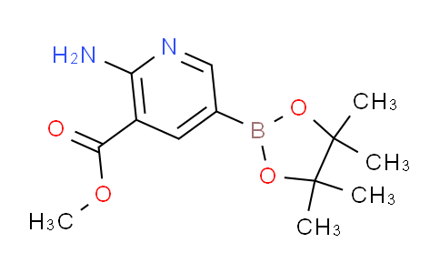 CAS No. 947249-44-7, Methyl 2-amino-5-(4,4,5,5-tetramethyl-1,3,2-dioxaborolan-2-yl)nicotinate