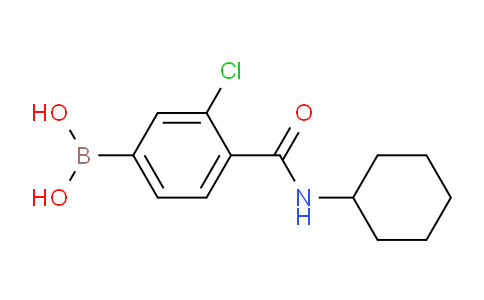 CAS No. 957034-65-0, (3-Chloro-4-(cyclohexylcarbamoyl)-phenyl)boronic acid