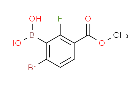 CAS No. 957120-79-5, (6-Bromo-2-fluoro-3-(methoxycarbonyl)phenyl)boronic acid