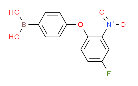 CAS No. 957062-59-8, (4-(4-Fluoro-2-nitrophenoxy)phenyl)boronic acid