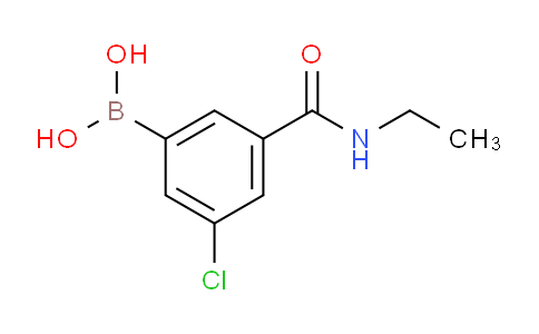 CAS No. 957120-49-9, (3-Chloro-5-(ethylcarbamoyl)phenyl)boronic acid