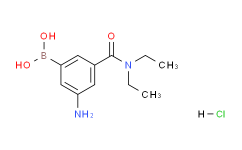 CAS No. 957066-02-3, (3-Amino-5-(diethylcarbamoyl)phenyl)boronic acid hydrochloride