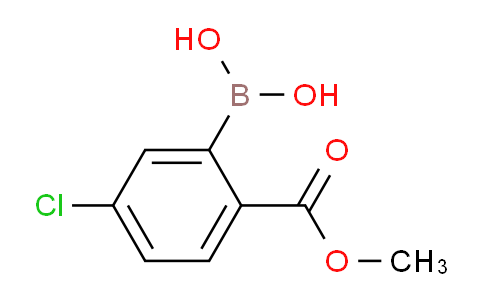 CAS No. 957062-64-5, (5-Chloro-2-(methoxycarbonyl)phenyl)boronic acid