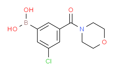 CAS No. 957120-55-7, (3-Chloro-5-(morpholine-4-carbonyl)-phenyl)boronic acid