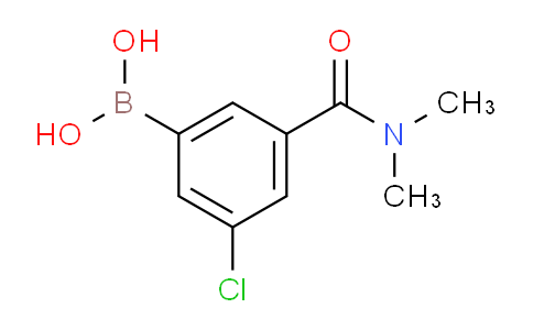 CAS No. 957120-57-9, (3-Chloro-5-(dimethylcarbamoyl)phenyl)boronic acid