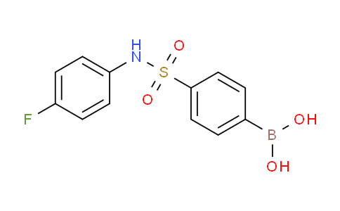CAS No. 957121-13-0, (4-(N-(4-Fluorophenyl)sulfamoyl)-phenyl)boronic acid