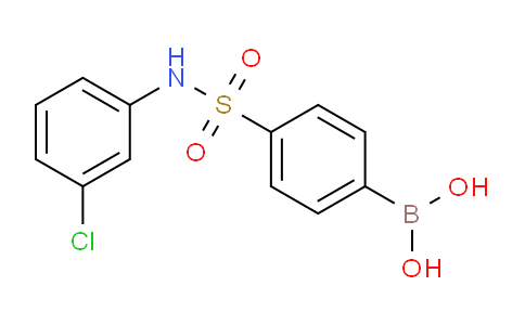 CAS No. 957062-69-0, (4-(N-(3-Chlorophenyl)sulfamoyl)phenyl)boronic acid