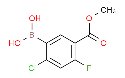 MC704391 | 957066-03-4 | (2-Chloro-4-fluoro-5-(methoxycarbonyl)-phenyl)boronic acid