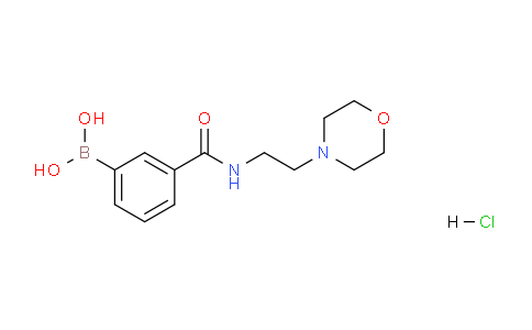 CAS No. 957060-89-8, (3-((2-Morpholinoethyl)carbamoyl)phenyl)-boronic acid hydrochloride