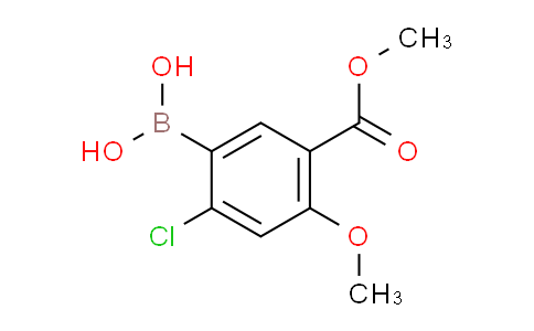 CAS No. 957066-07-8, (2-Chloro-4-methoxy-5-(methoxycarbonyl)-phenyl)boronic acid