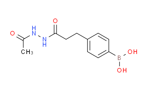 CAS No. 957066-08-9, (4-(3-(2-Acetylhydrazinyl)-3-oxopropyl)-phenyl)boronic acid