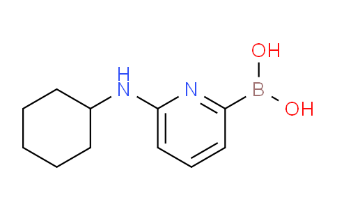 CAS No. 1310384-86-1, (6-(Cyclohexylamino)pyridin-2-yl)boronic acid
