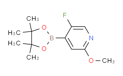 CAS No. 1315351-46-2, 5-Fluoro-2-methoxy-4-(4,4,5,5-tetramethyl-1,3,2-dioxaborolan-2-yl)pyridine