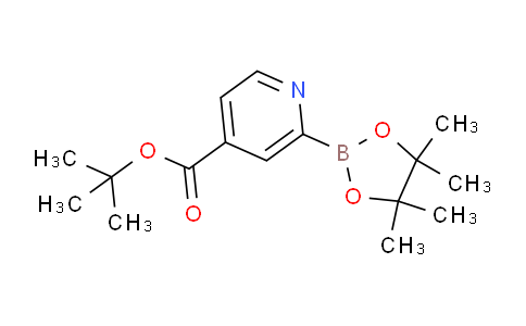 CAS No. 1310385-01-3, tert-butyl 2-(4,4,5,5-tetramethyl-1,3,2-dioxaborolan-2-yl)isonicotinate