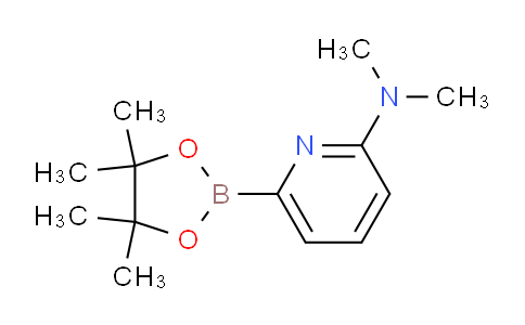 CAS No. 1310385-02-4, N,N-dimethyl-6-(4,4,5,5-tetramethyl-1,3,2-dioxaborolan-2-yl)pyridin-2-amine