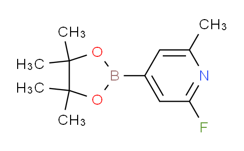 CAS No. 1310384-07-6, 2-fluoro-6-methyl-4-(4,4,5,5-tetramethyl-1,3,2-dioxaborolan-2-yl)pyridine