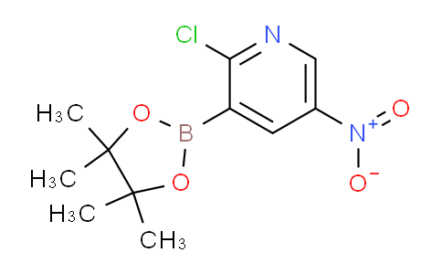 CAS No. 1310404-51-3, 2-Chloro-5-nitro-3-(4,4,5,5-tetramethyl-1,3,2-dioxaborolan-2-yl)pyridine