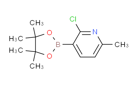 CAS No. 1309982-64-6, 2-Chloro-6-methyl-3-(4,4,5,5-tetramethyl-1,3,2-dioxaborolan-2-yl)pyridine