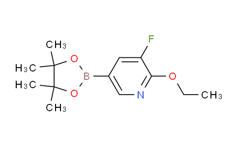 CAS No. 1334167-86-0, 2-Ethoxy-3-fluoro-5-(4,4,5,5-tetramethyl-1,3,2-dioxaborolan-2-yl)pyridine