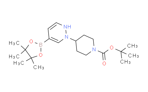 CAS No. 1333222-17-5, tert-Butyl 4-(5-(4,4,5,5-tetramethyl-1,3,2-dioxaborolan-2-yl)pyridazin-1(2H)-yl)piperidine-1-carboxylate