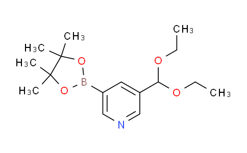 CAS No. 1333319-77-9, 3-(Diethoxymethyl)-5-(4,4,5,5-tetramethyl-1,3,2-dioxaborolan-2-yl)pyridine